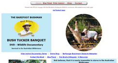 Desktop Screenshot of barefootbushman.com.au